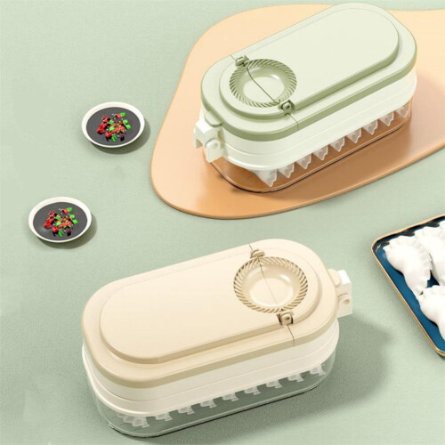 Dumpling Maker with Storage Box Purple 1pc 1