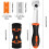 Glass Scraper with Long Handle 2Pcs + 20 Blades 2