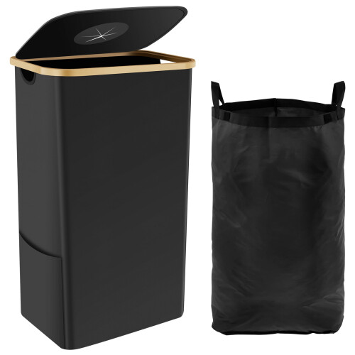 105L Recycling Bin with Lid and Removable Bag 1