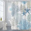 Shower Curtain Nautical Blue 72x84 Inches 6