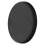 Black round wooden serving tray 27 cm 6