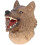 Interactive Hand Puppet Animal Finger Puppet for Parent-Child Bonding Brown Vinyl Developing Skills 1Pcs 1