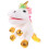 Plush Unicorn Hand Puppet Creative Toy for Kids Interactive Doll 4