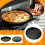 Linjieee Large Nonstick Round Griddle Pan 12-inch 5