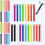 Wrap-It Storage Straps 40-Pack (205", 208") Multi-Color 1