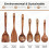Wooden Cooking Utensils Set Teak 10 pcs 4