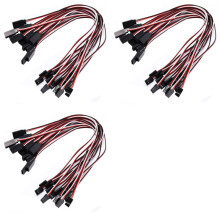 45 Pieces Servo Extension Cables Servo Extension Male to Female Cable (11.8 Inch)