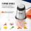 Electric Food Processor 400W 2-Speed 2.5-Cup Stainless 4