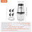 Electric Food Processor 400W 2-Speed 2.5-Cup Stainless 7