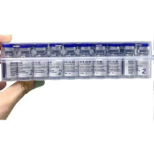 (A) Blue Copper Peptide Freeze-Dried Skin Repair Kit 60mg & 3ml 10-Piece Set for Firming and Anti-Aging