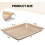 Non-stick baking sheet set 3 pcs square texture thick 3