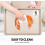 Non-stick baking sheet set 3 pcs square texture thick 5