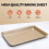 Non-stick baking sheet set 3 pcs square texture thick 7