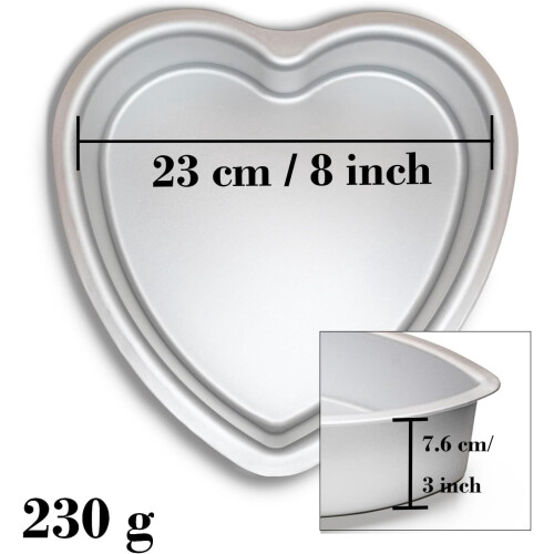 Heart Cake Pan Anodized Aluminum 83 Inch 1