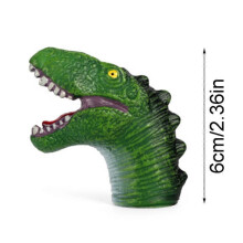 (4) Finger Puppets Mini Dinosaurs Educational Hand Cartoon Dinosaur Vinyl Doll Finger Puppets Theater Toy for Children Gifts