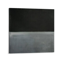 Peinture Color Field Gris foncé 1969 par Mark Rothko, Impression d'art mural 50 x 50 cm, Poster décoratif pour chambre, Esthétique de la pièce
