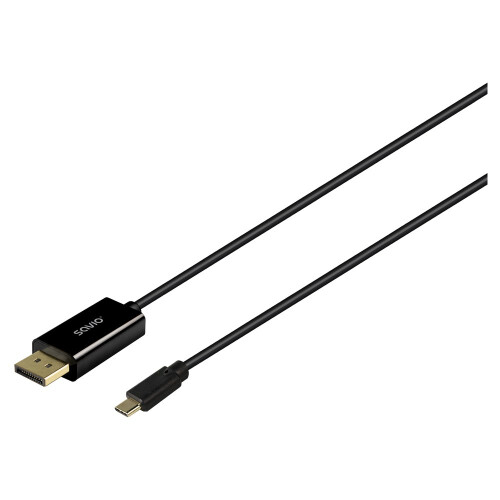 Savio CL-207 USB cable 2 m USB C Black 1