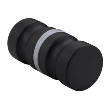 Zinc Alloy Shower Knob Black 30mm 1 Pcs