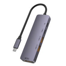 USB C HUB 10Gbps Type C to 4K60Hz HDTV PD 140W USB 3.2 GEN 2 Multifunctional Adapter for Laptop PC Accessories USB HUB