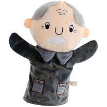 Hand Puppet Plaything Funny Kids Puppet Toy Family Member Role Play Hand Puppet (Grandfather)