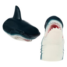 2pcs Creative Shark Head Hand Puppets Figure Toys Funny Figure Gloves Toy