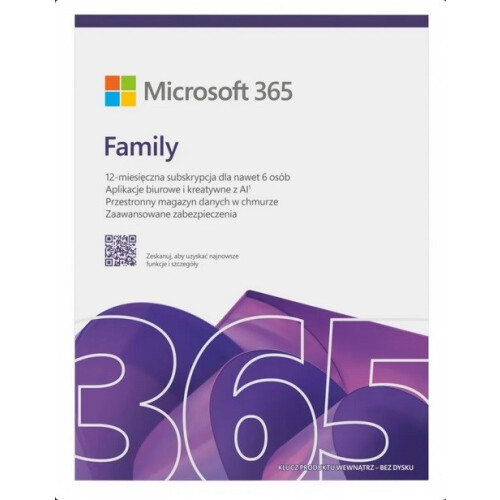 Microsoft Microsoft 365 Family (6 users; 12 months) (EP2-32382)