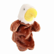 Plush Eagle Hand Puppets Stuffed Animal Toys for Kids Pretend Play Storytelling Hand Puppets 2025