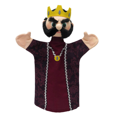 Evil King hand puppet, 28 cm, 22189A
