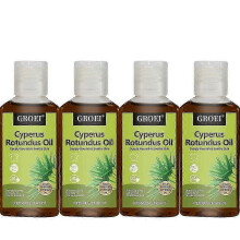 (4pcs) Cyperus Oil Rotundus for Hair Removal - 100% Natural Cyperus Oil Reducing the Growth of Body Hair, Moisturizing and Soothing 50ml