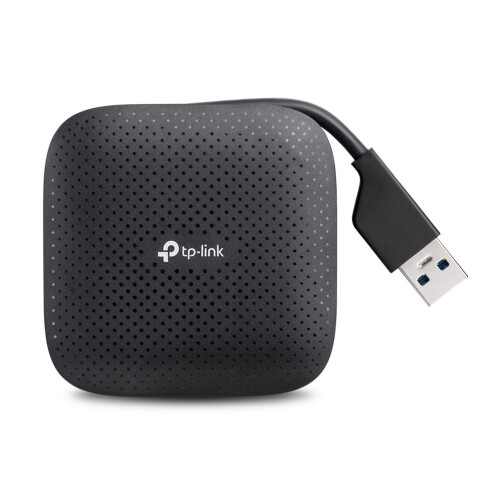 TP-LINK TP-Link UH400 USB 3.2 Gen 1 (3.1 Gen 1) Type-A 5000 Mbit/s Black