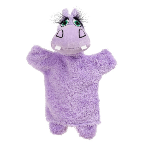 Hippo hand puppet 31 cm, 20412A