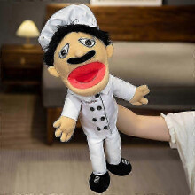 (Joseph) Cartoon Hand Puppet Plush Material Pp Cotton Filled Movable Mouth Removable Clothes