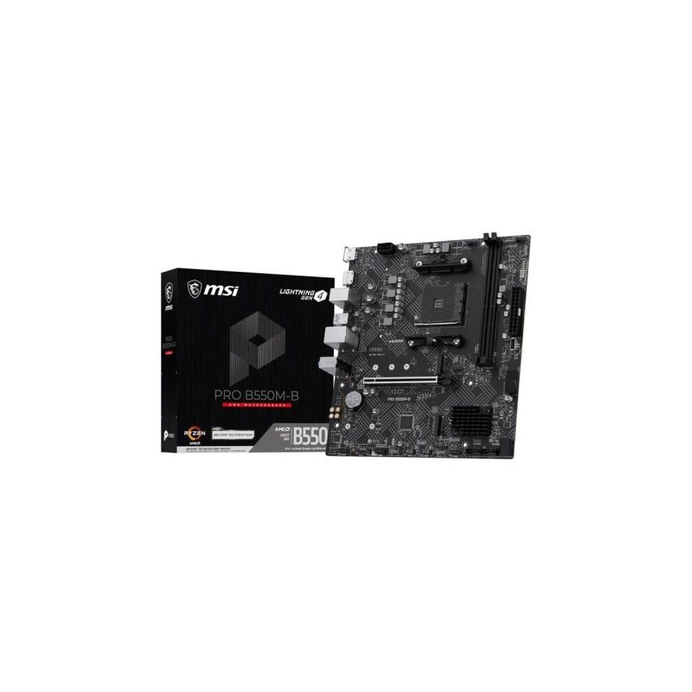 MSI PRO B550M-B Mainboard - AMD B550 - AMD AM4 - DDR4 RAM - Micro-ATX - Image 4