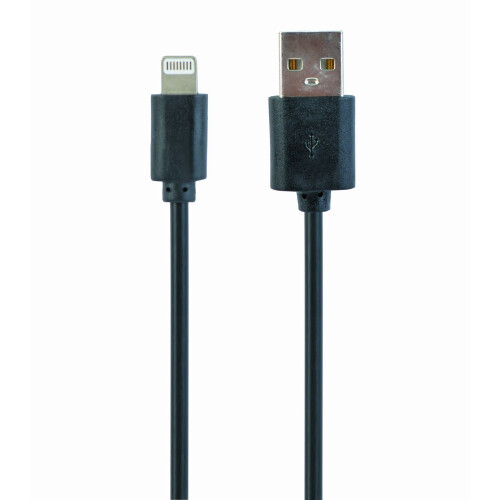 Gembird CC-USB2-AMLM-1M lightning cable Black