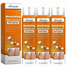 3pcs Bee Venom Nail Soothing Spray, Toe Nail Treatments for Damaged Nails, Nail Care, Safely and Gently, Supports Healthy Nail Growth, 20ml