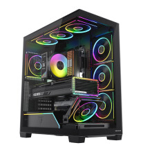 MODECOM VOLCANO STELLAR PLUS ARGB MIDI 8F BLACK