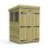 4 x 4 Pent Shed (Double Door, With Windows) 2