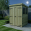 4 x 4 Pent Shed (Double Door, With Windows) 3