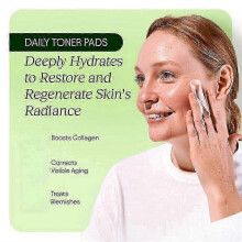 2x Jiyu Korean Skincare Anti-Aging, Dark Spot & Wrinkle Minimizing Toner Pads