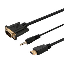 Savio Cl-198 HDMI cable 1.8 m HDMI Type A (Standard) Black