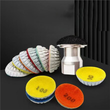 Ensemble de Disques de Ponçage de 2 Pouces, 8 Pièces, pour Surfaces en Pierre et en Béton