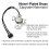 Hot End Heating Component for  H2S 3D Printer Ceramic Zirconia Heat Insulation Block Hotend Heating Assembly 3