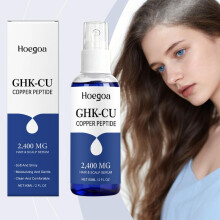 HOEGOA Copper Peptide Hair Scalp Serum Lightweight Moisturizing Non-Greasy Daily Care 120ml