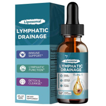 Lymphatic Drops, Liposomal Echinacea Burdock Root Supplement, Immune Support Herbal Formula, Detox Cleanse