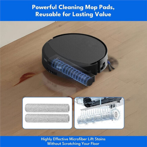 Roller Mops Side Brush HEPA Filter Dust Bag for  X9pro/T80S Robot Vacuum Cleaner 1