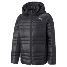 Puma LIGHT GOOSE DOWN piger hættejakke sort 53194401 størrelse 110