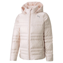 Puma LIGHT GOOSE DOWN piger hættejakke pink 53194436 størrelse 110
