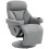 Homcom (Grey) HOMCOM Upholstered Reclining Armchair with Adjustable Backrest 2