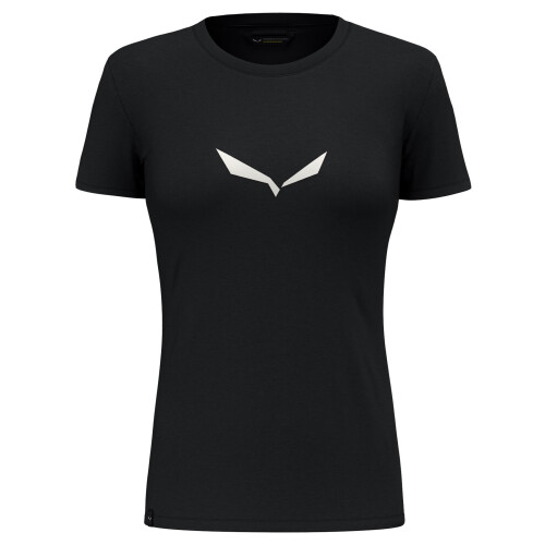 Camiseta mujer Salewa Solid Dry - black out