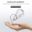 Mini aluminum carabiner hook with keyring 7 pcs 4